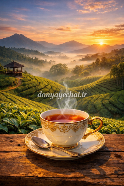 یک فنجان چای تازه دم